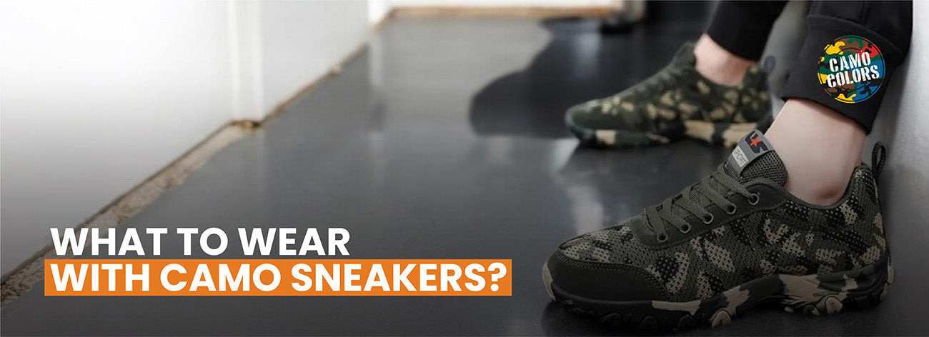 What to wear with camo sneakers