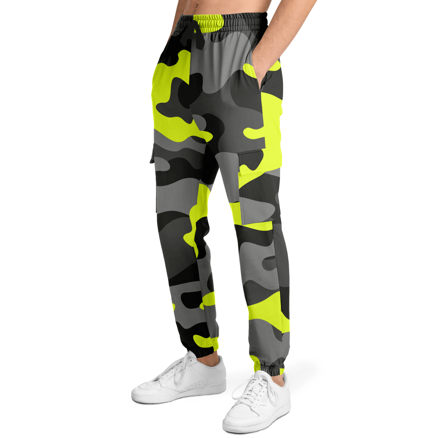 Camo Cargo Pants Unisex Bold Camouflage