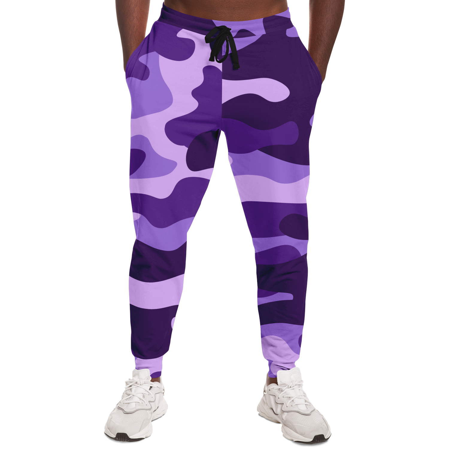 Camo Joggers Unisex Purple Blue and Mauve