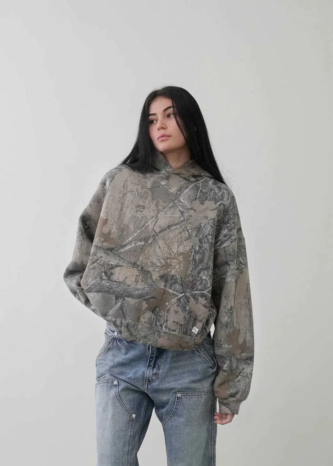Urban Camo Oversized Hoodie Streetwear Vibe