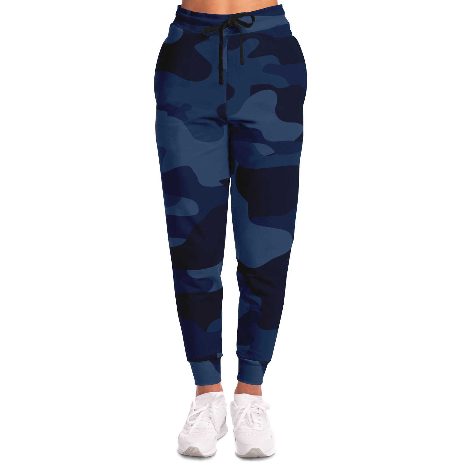 Camo Sweatpants Unisex Deep Blue Camouflage