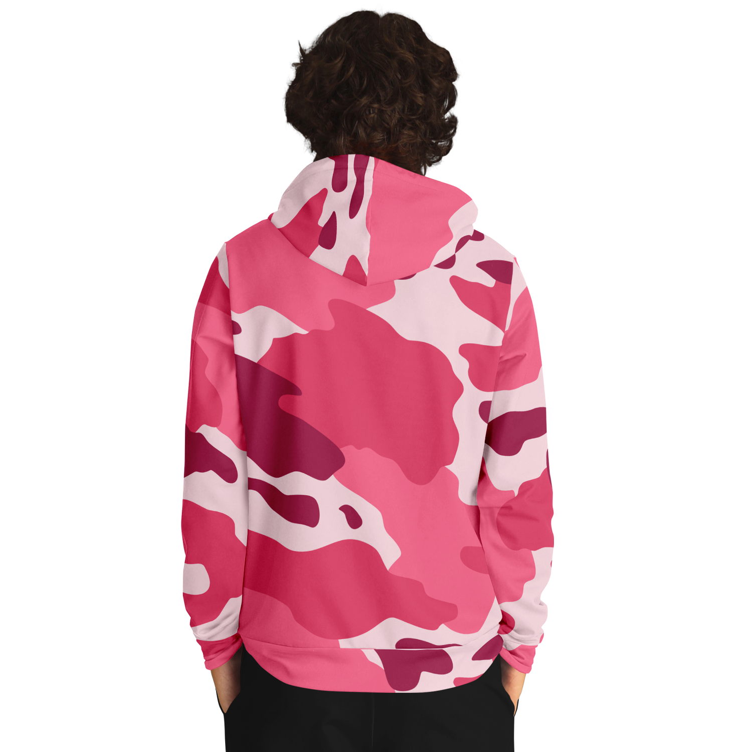 Camo Hoodie | Cherry, Piggy Pink and Rich Maroon Camo Colors