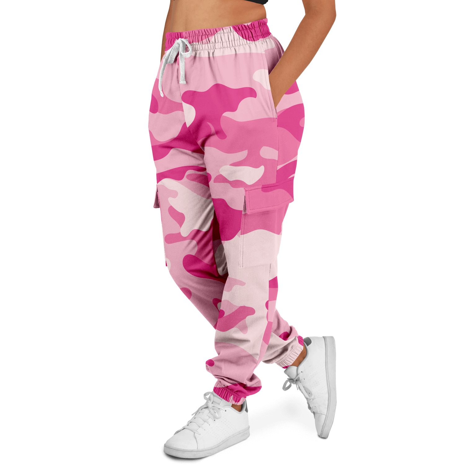 Camo Cargo Pants | Unisex | Lavender Pink Camouflage Camo Colors