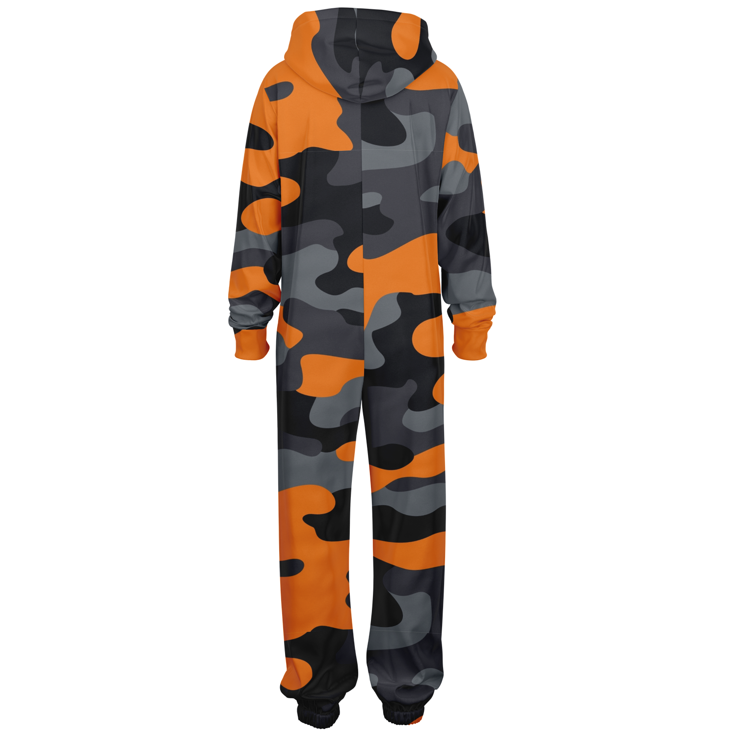 Camo Onesie | Orange, Black and Gray Camo Colors