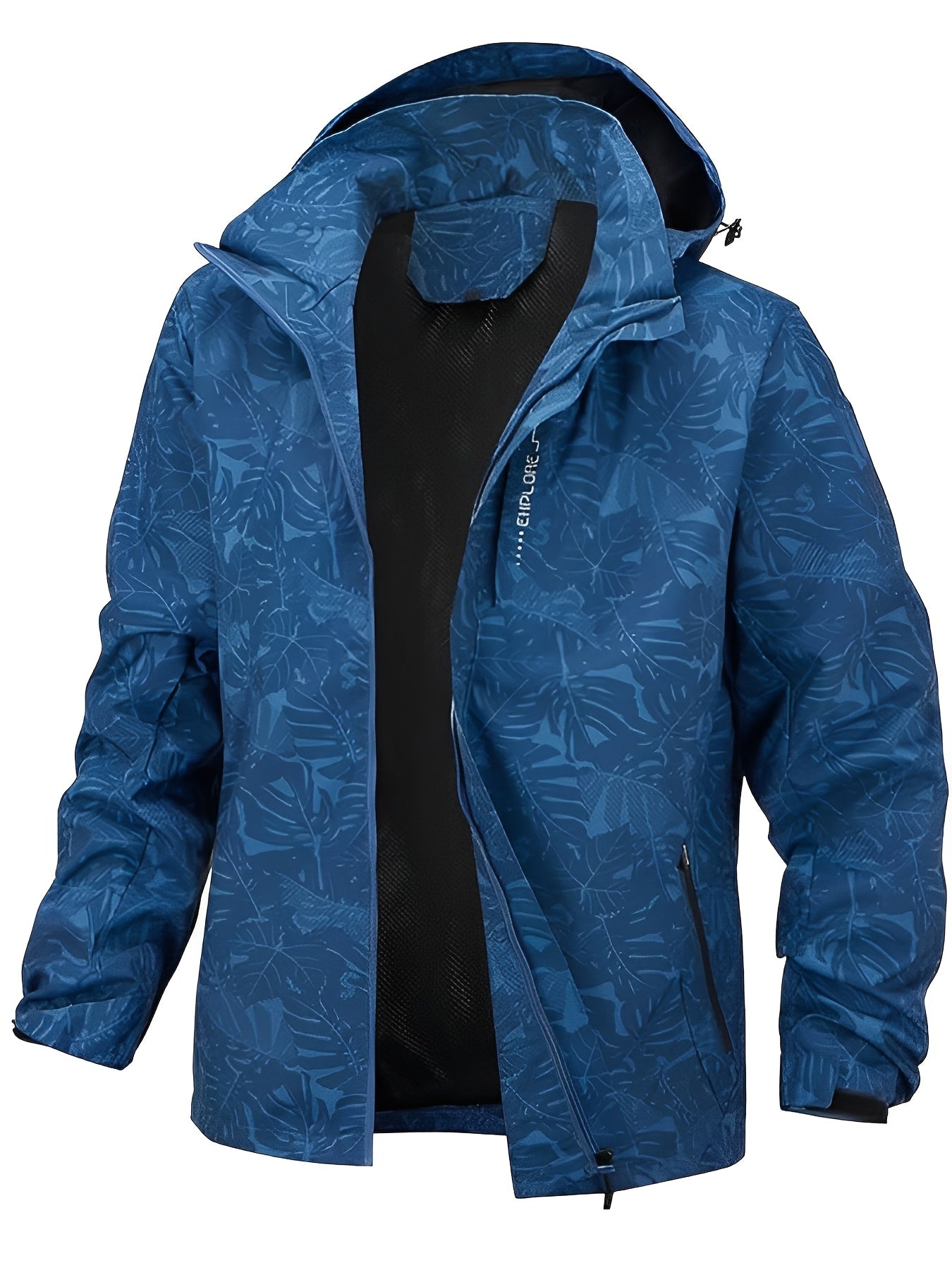 Men's Windproof and Waterproof Hooded Multi-Pocket Jacket Camo Colors