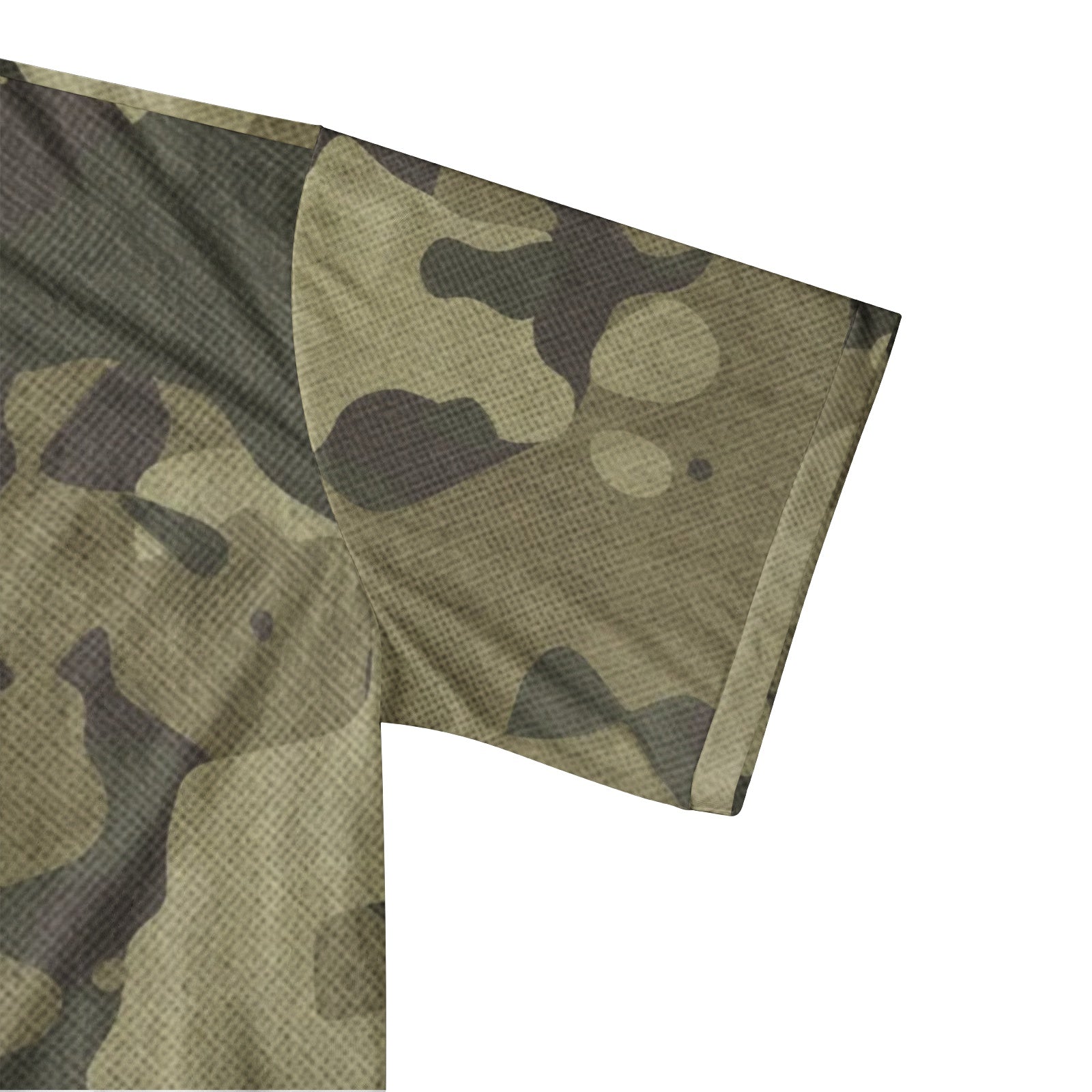 Camo Golf Shirt | Green Fabric Camo Colors