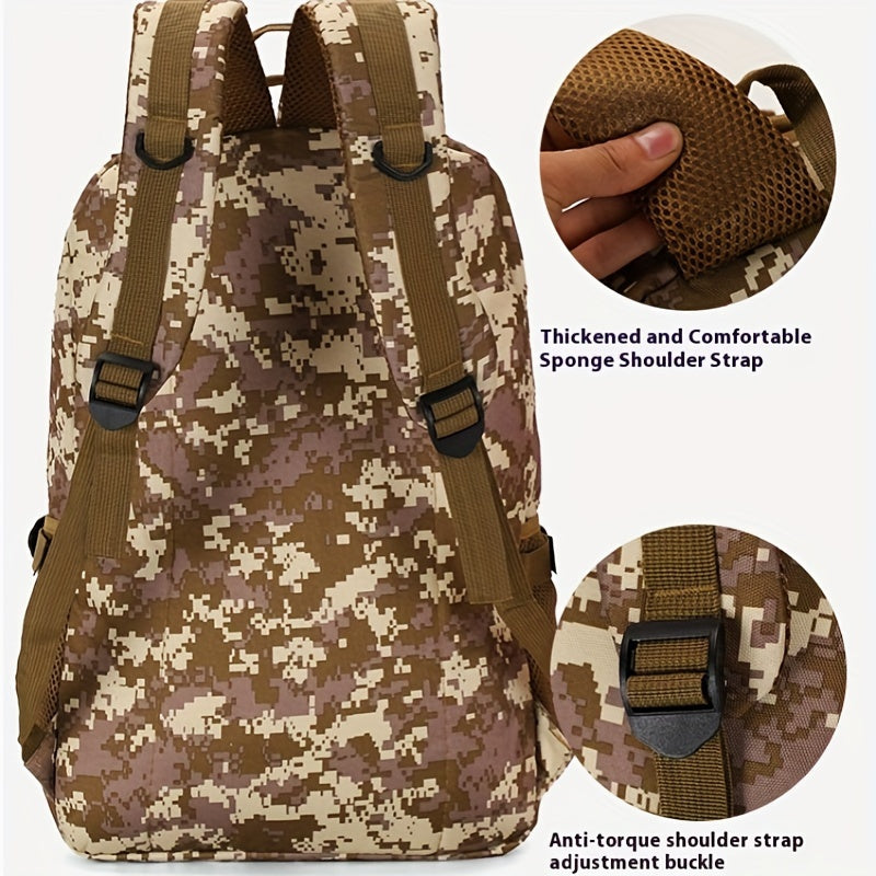 Tactical Camo Backpack | Large Capacity, Adjustable Straps Camo Colors