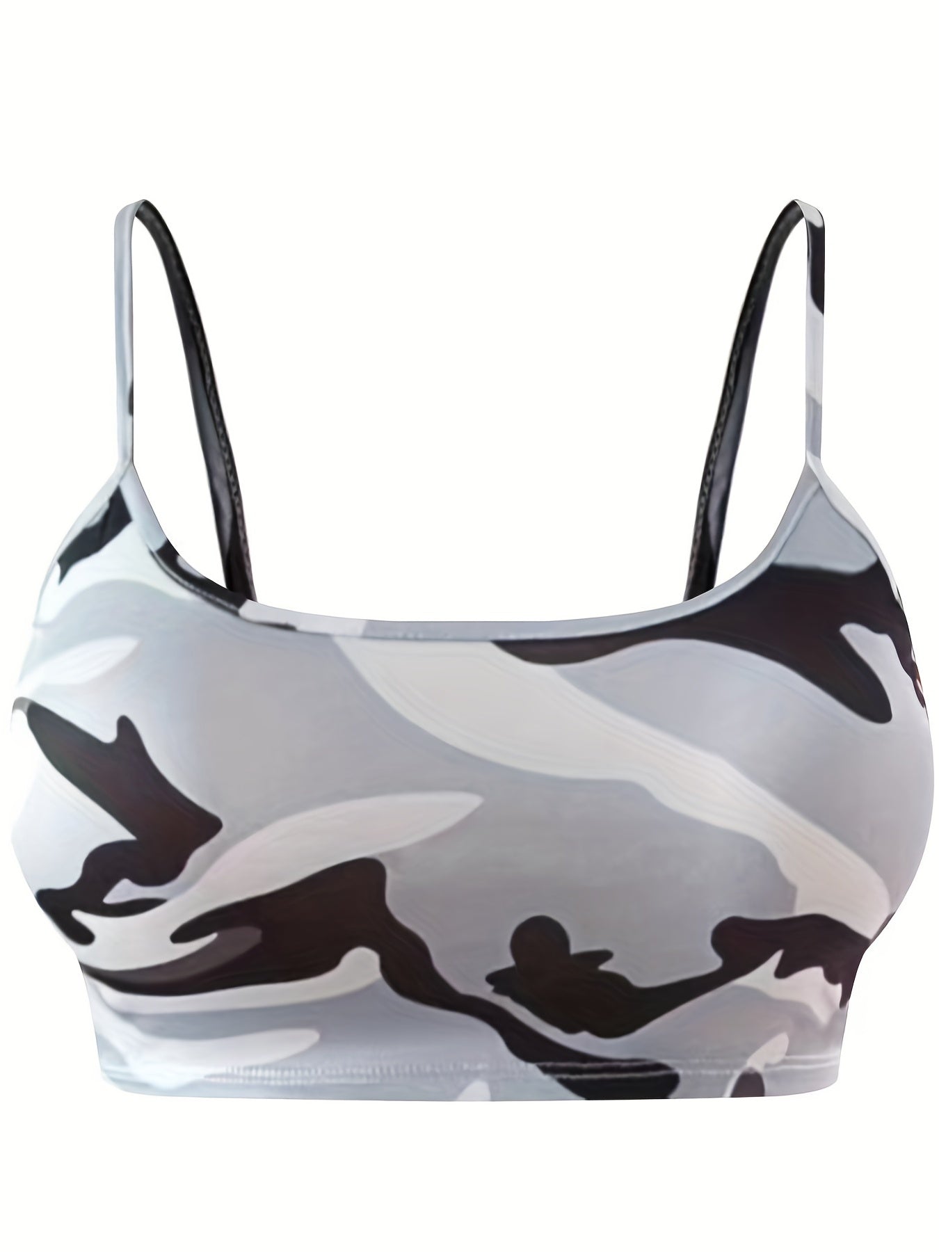 Camouflage Print Crop Cami Top, Sexy Spaghetti Strap Top | Various Colors Camo Colors
