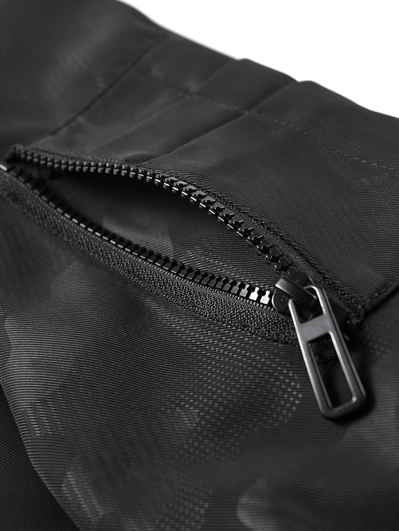 Black Varsity Jacket | Men's Camo Pattern With Long Sleeves Camo Colors