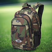 Simple Large Capacity Camouflage Print Backpack Camo Colors