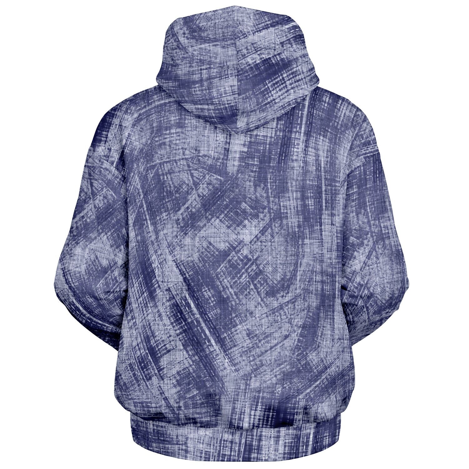 Blue Wash Denim-Style Oversized Hoodie | Camo Colors