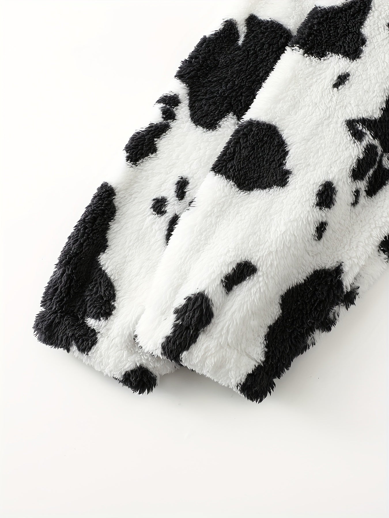 Women's Elegant Leopard Print Hooded Faux Fur Jacket | Camo Colors