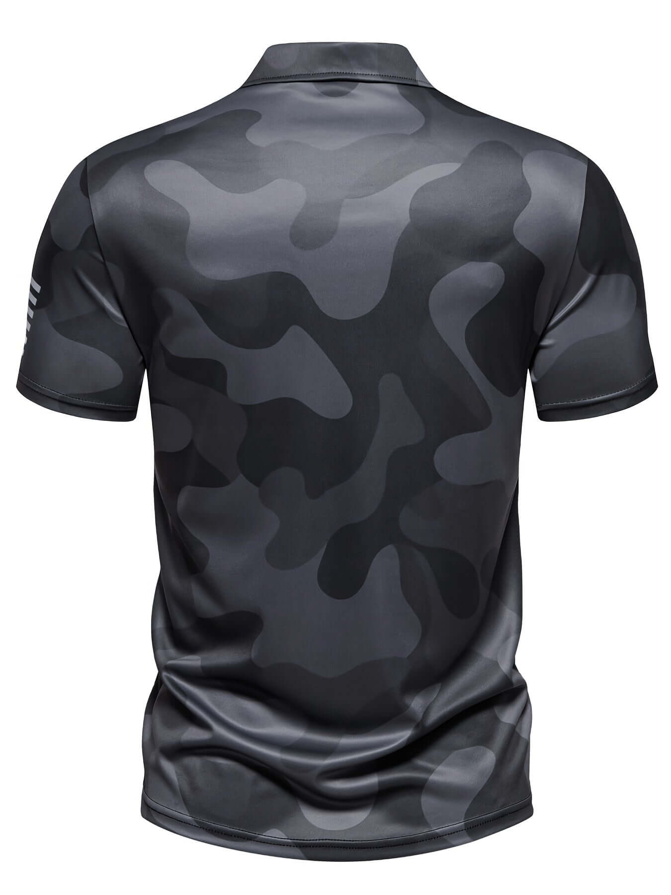 Men’s Camouflage Pattern Print Golf Shirt Camo Colors