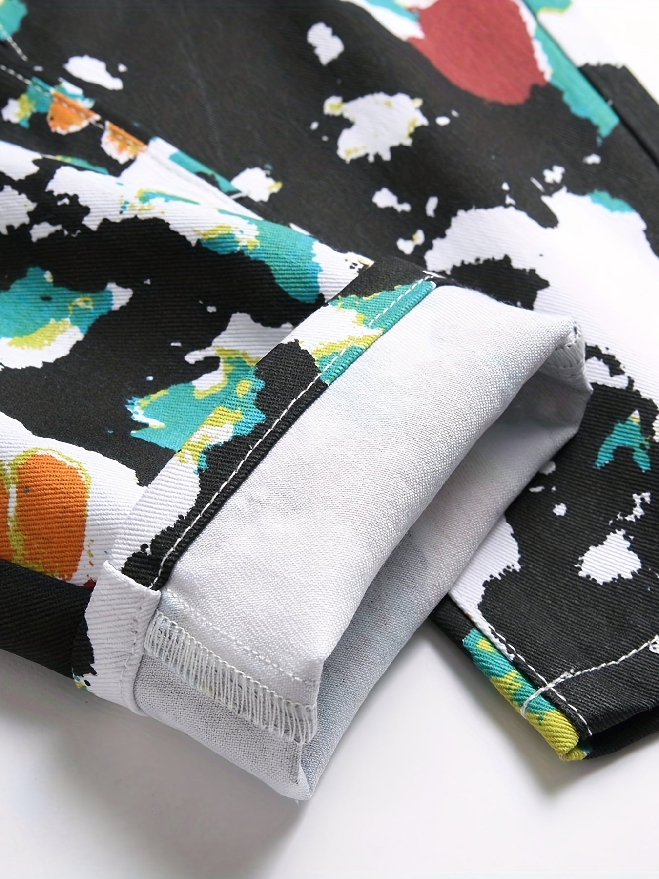 American Street Men's Fashion Camo Print Jeans Camo Colors