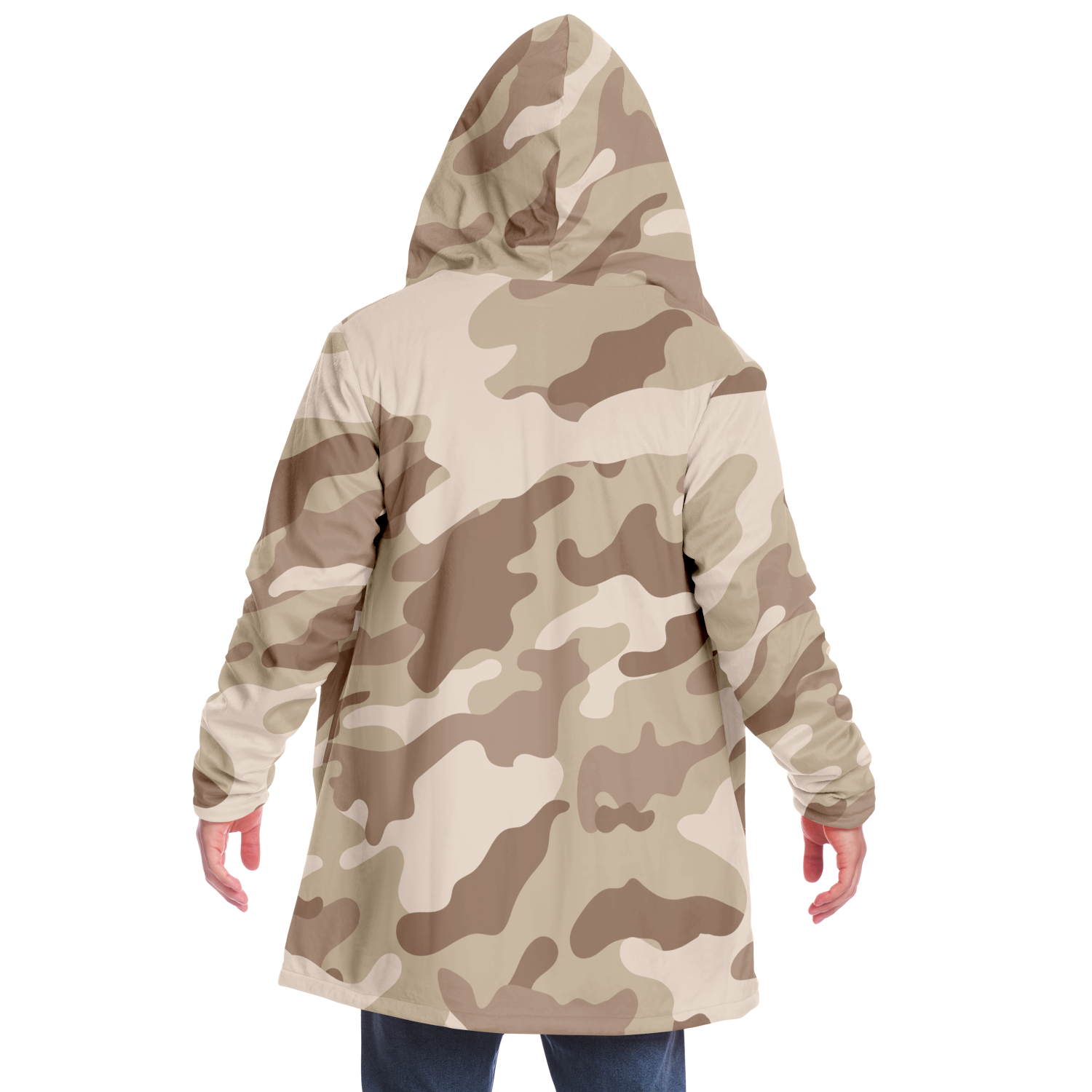Camo Cloak | Desert Brown Camouflage | Microfleece Camo Colors