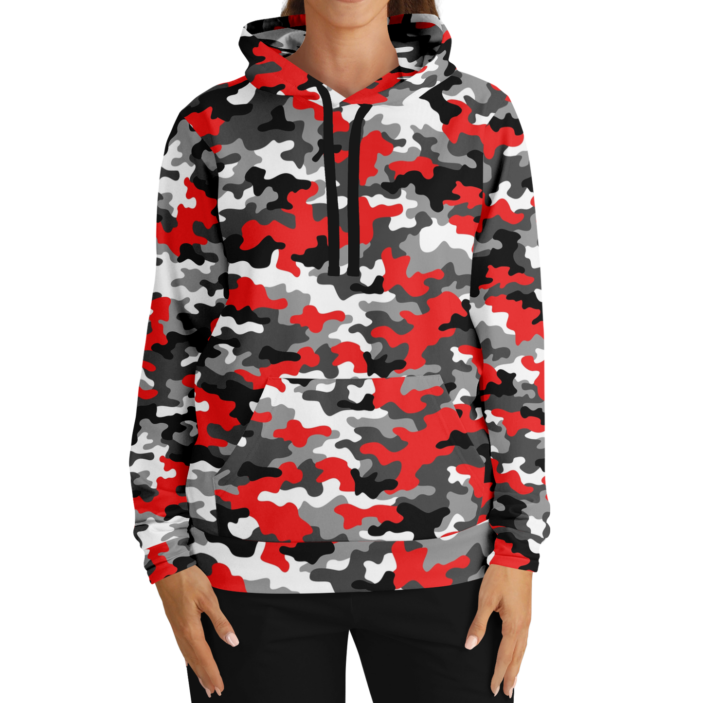 Red camo hoodie shop