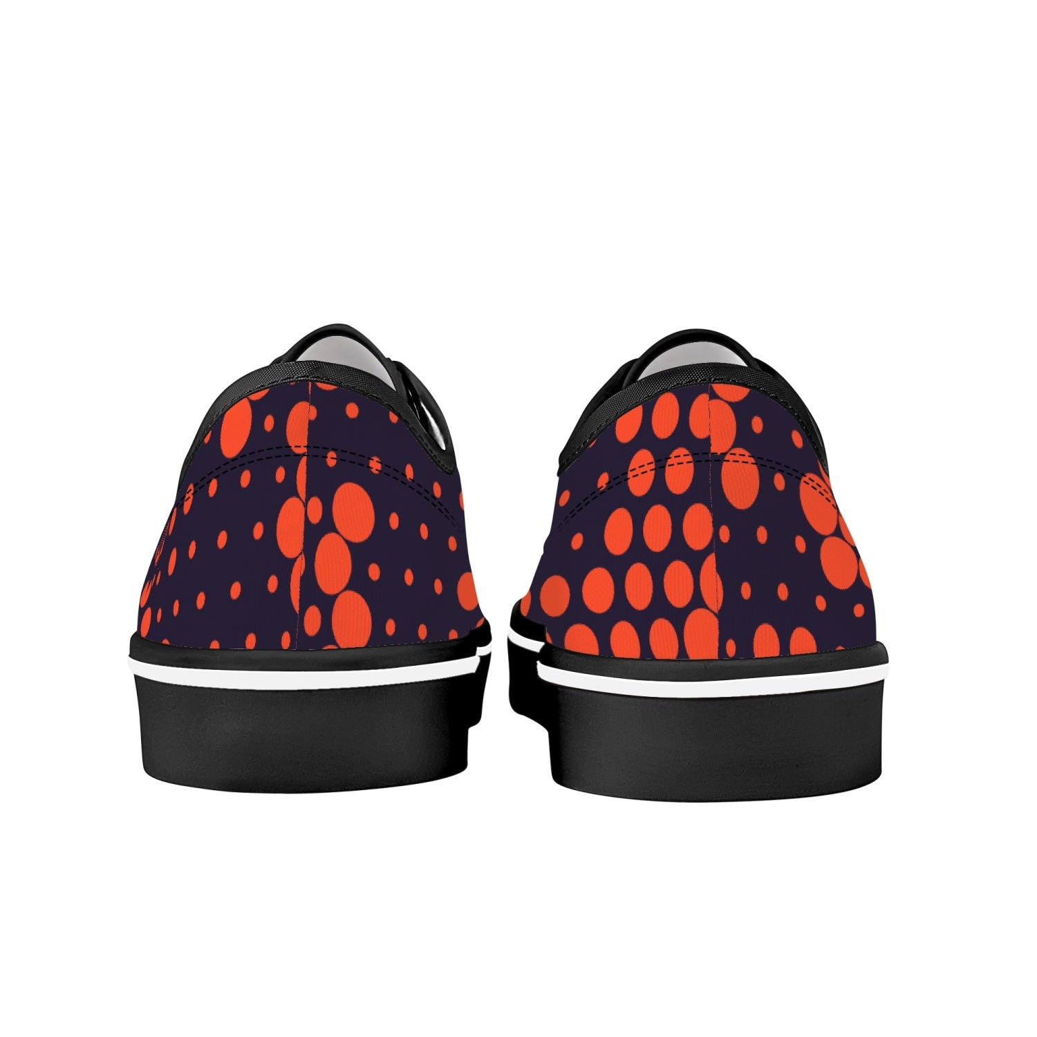 Camo Skate Shoes | Orange & Blue Digital Camouflage Camo Colors