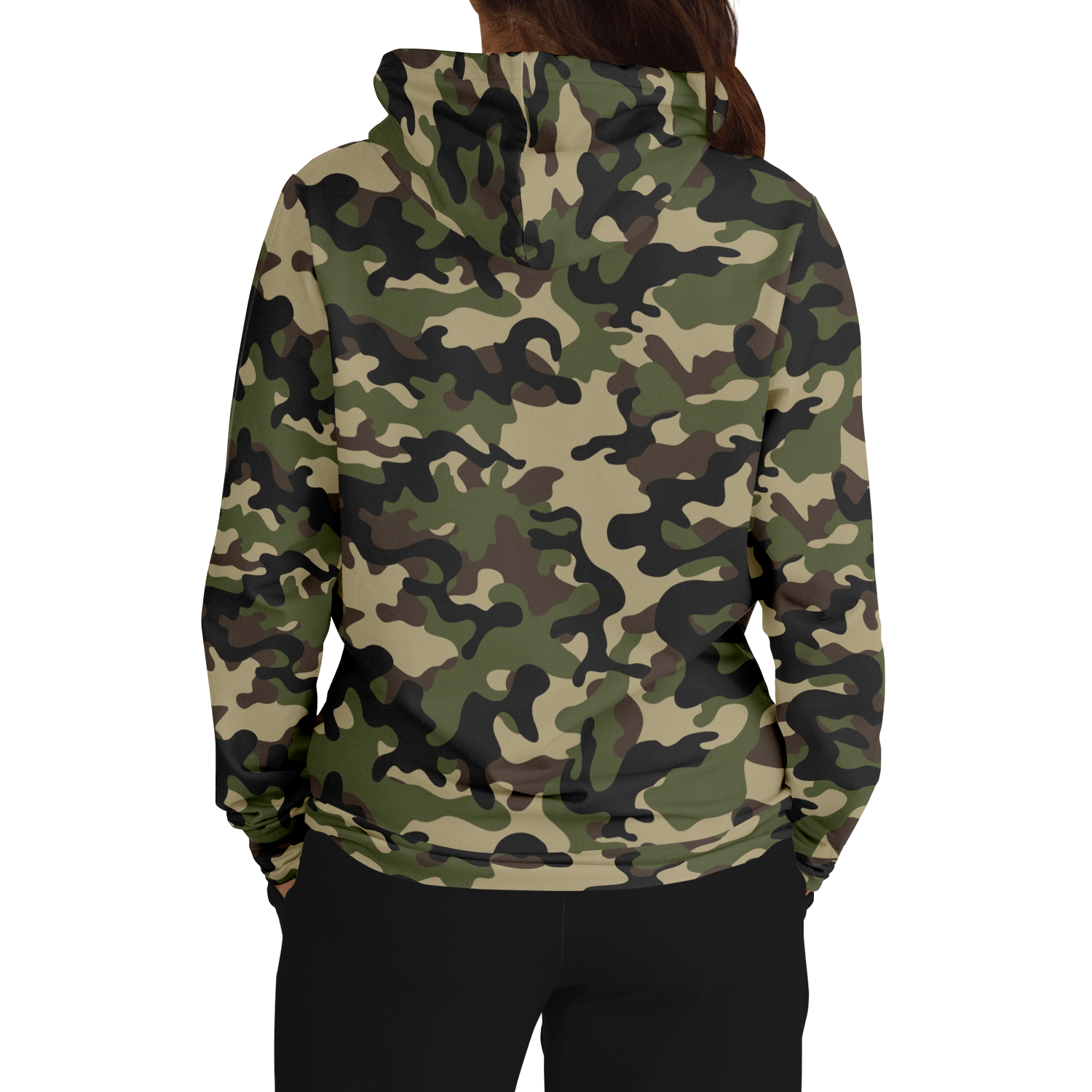 Brown Camo Hoodie | Classic Military Camouflage Camo Colors
