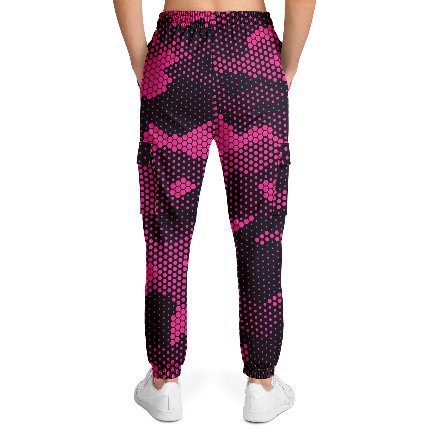 Camo Cargo Pants | Unisex | Pink Digital Dotted Camo Colors
