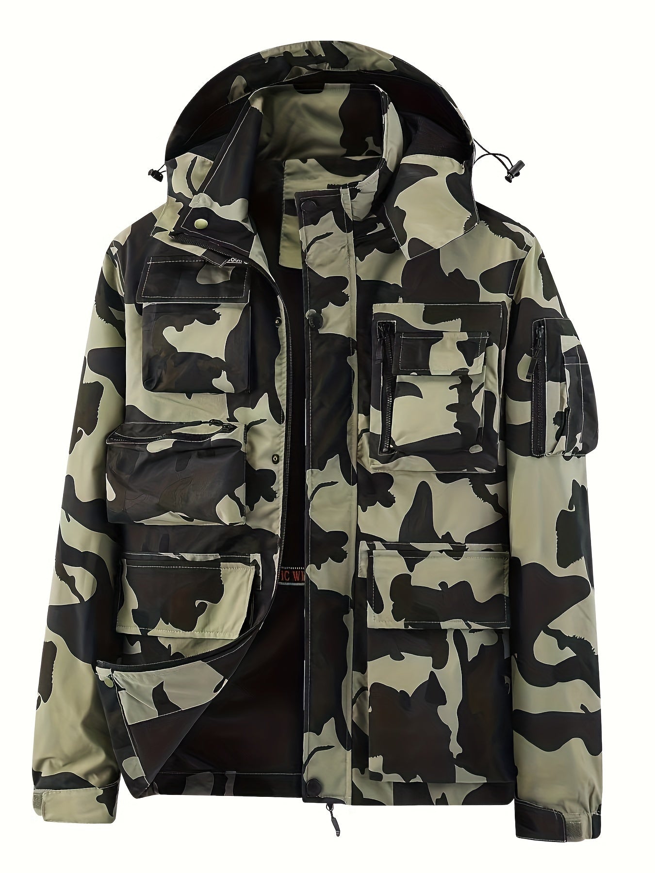 Men's Camo Jacket | Outdoor Stylish with Removable Hood Camo Colors