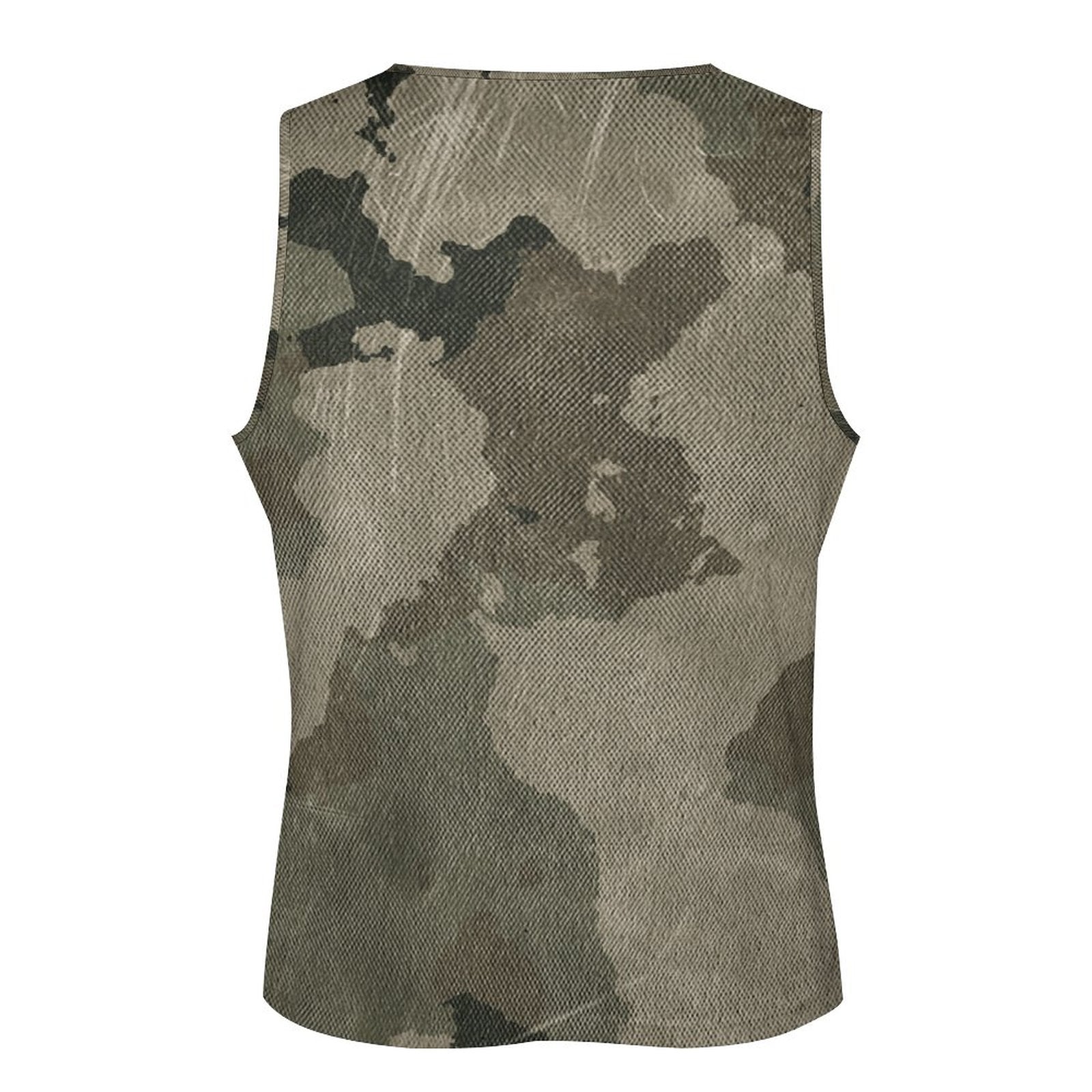 Camo Tank Top | Dirty Old Brown Camouflage Camo Colors