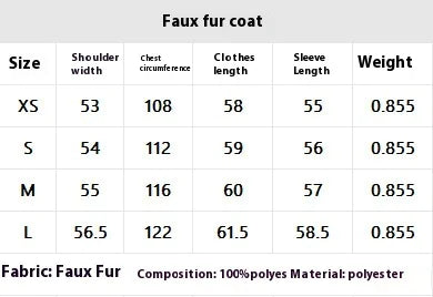 Women's Faux Fox Fur Coat Camo Colors