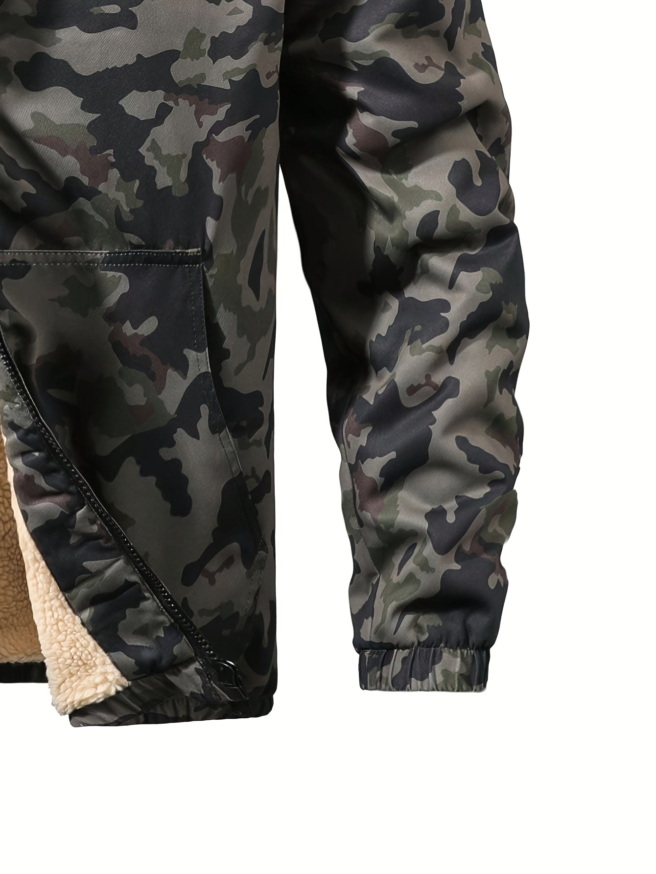 Men's New Winter Stylish Camouflage Fleece Jacket | Camo Colors