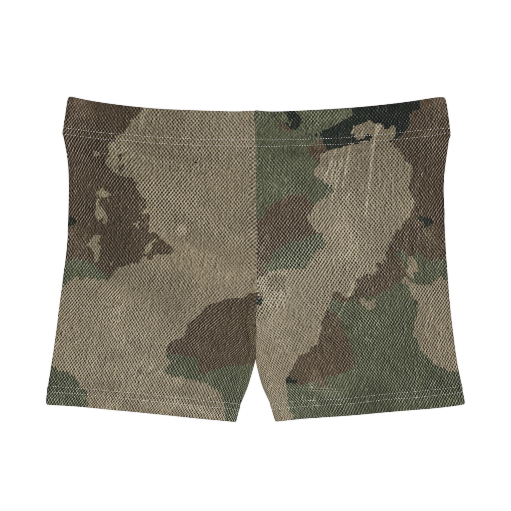 Women's Camo Shorts | Tight Fit | Dirty Brown Camouflage Camo Colors