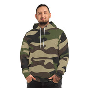 Green Camo Hoodie | Classic Military Style | Camo Colors
