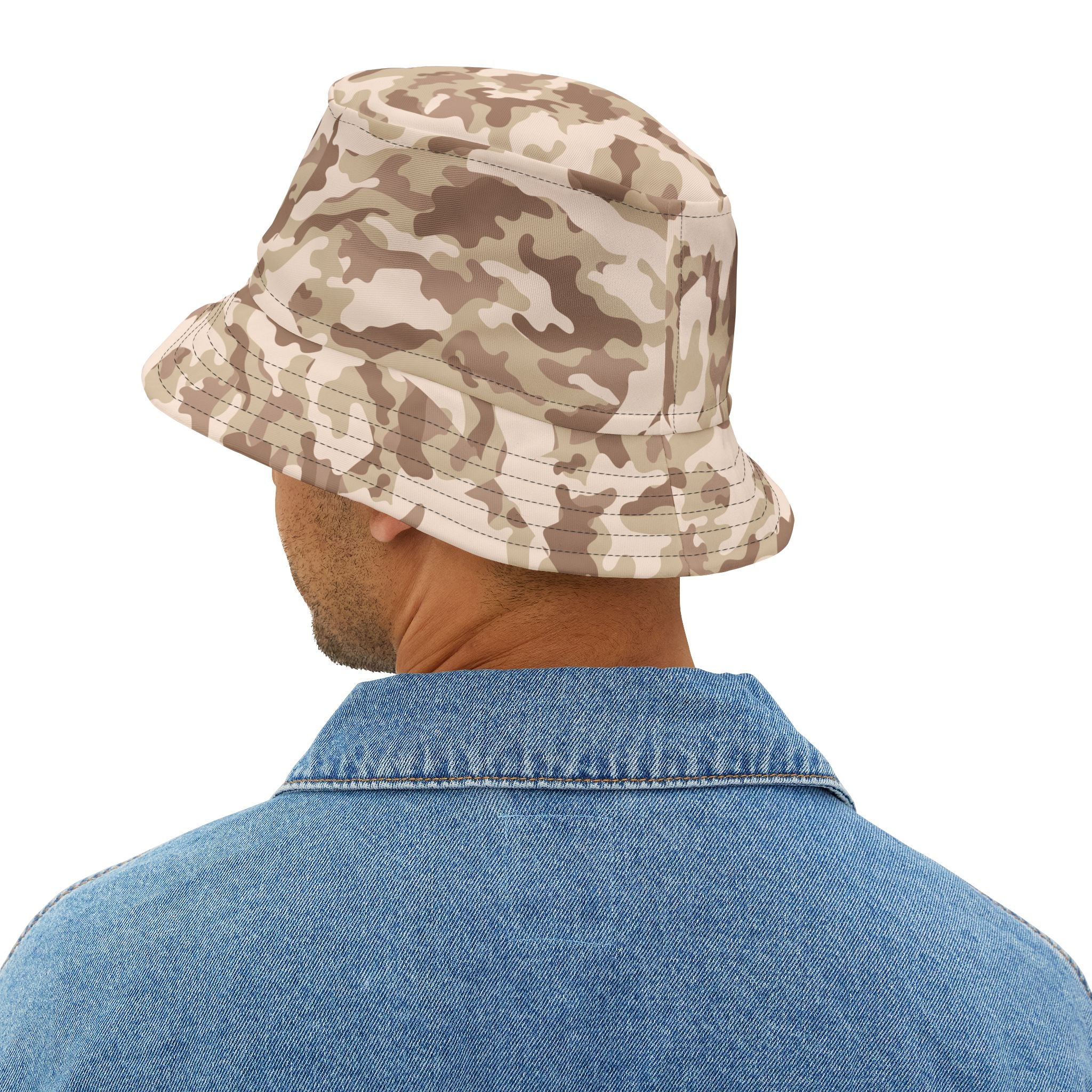 Camo Bucket Hat | Desert Brown Camouflage Camo Colors