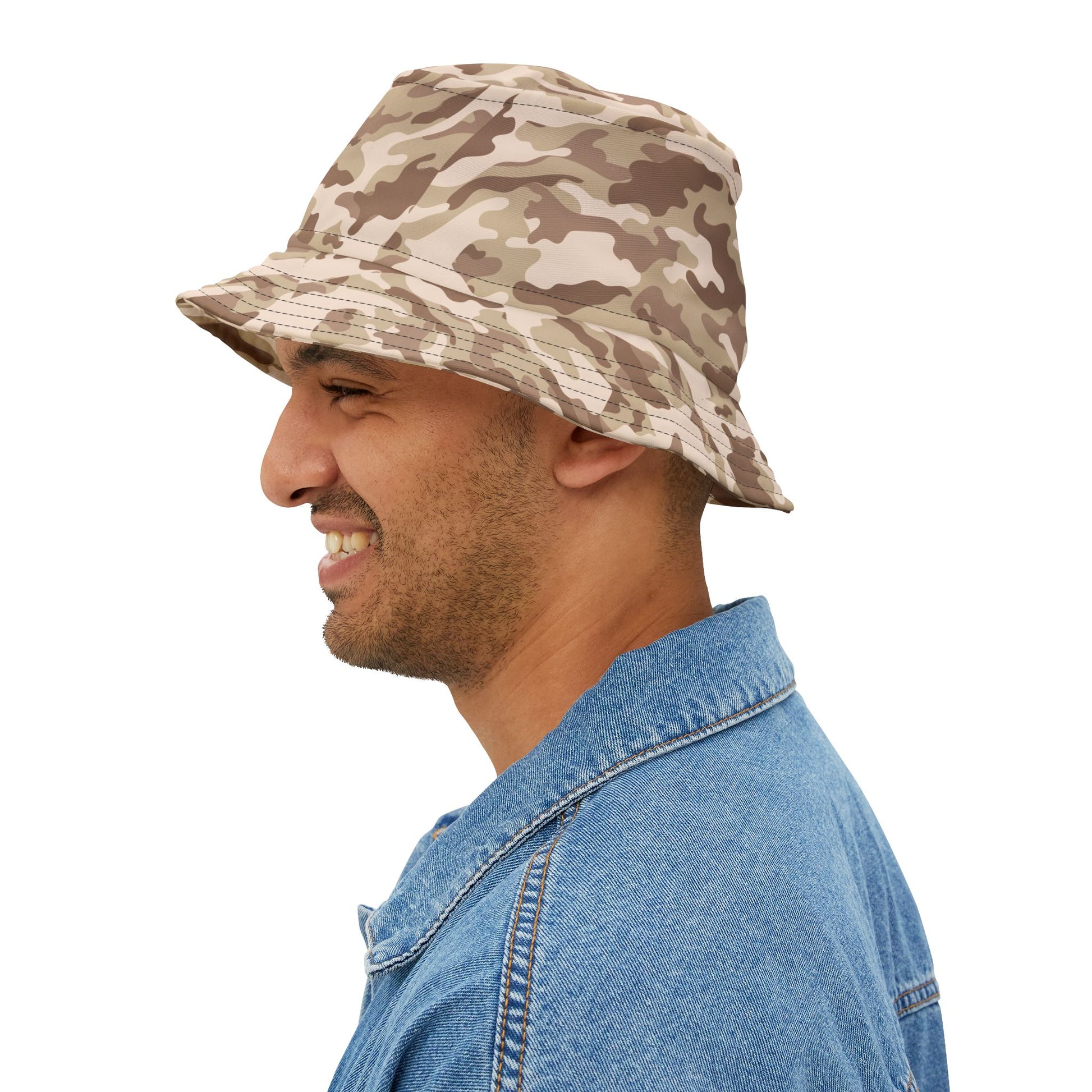 Camo Bucket Hat | Desert Brown Camouflage Camo Colors