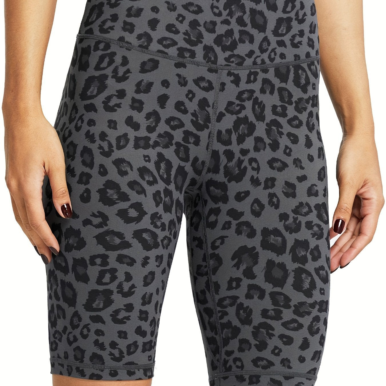 Women's Biker Shorts: High-Waisted, Hidden Pockets, Athletic Wear Camo Colors