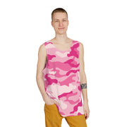 Men's Camo Tank Top | Lavender Pink | Loose Fit Camo Colors