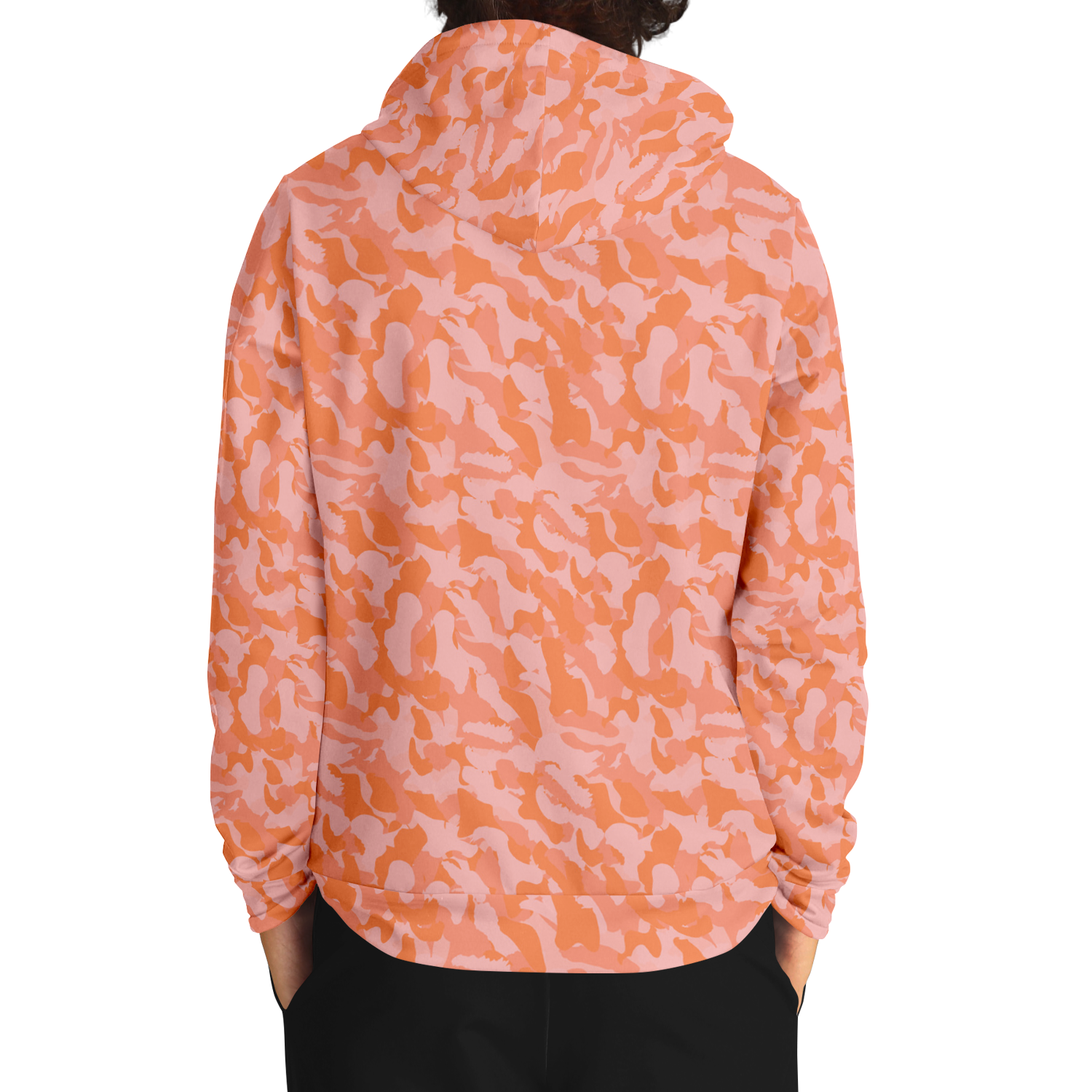 Camo Hoodie | Mango, Melon and Dark Salmon Camo Colors