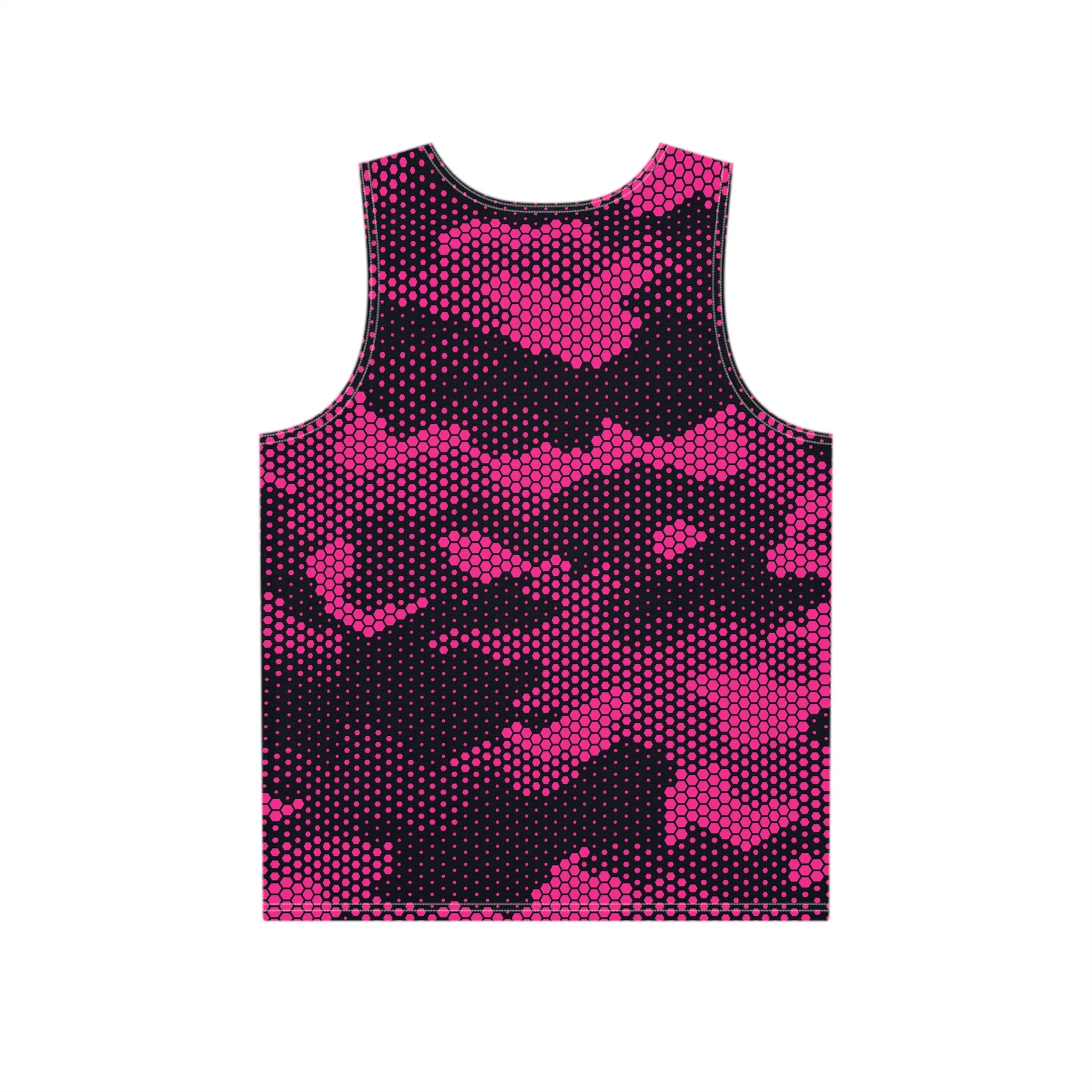 Men's Camo Tank Top | Digital Pink Camouflage | Loose Fit Camo Colors