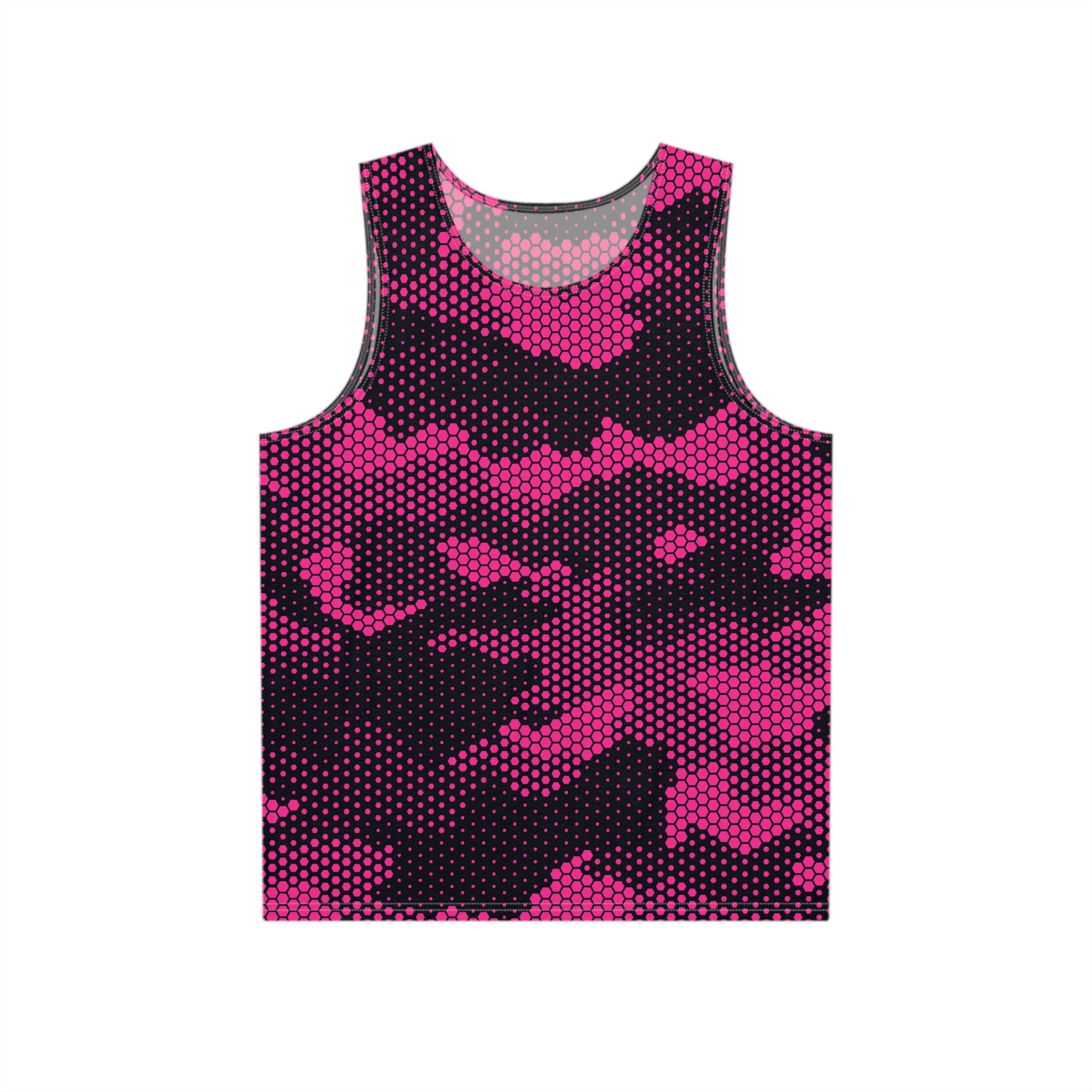 Men's Camo Tank Top | Digital Pink Camouflage | Loose Fit Camo Colors
