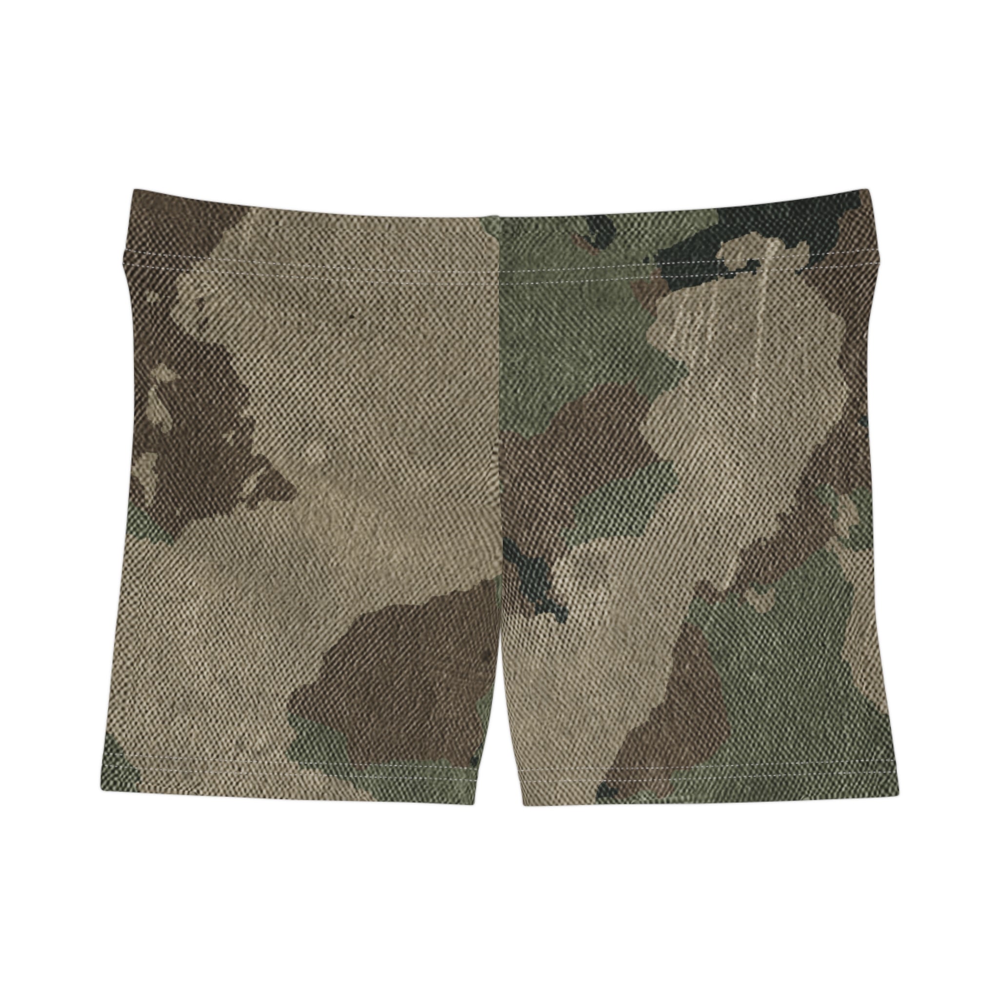 Women's Camo Shorts | Tight Fit | Dirty Brown Camouflage Camo Colors