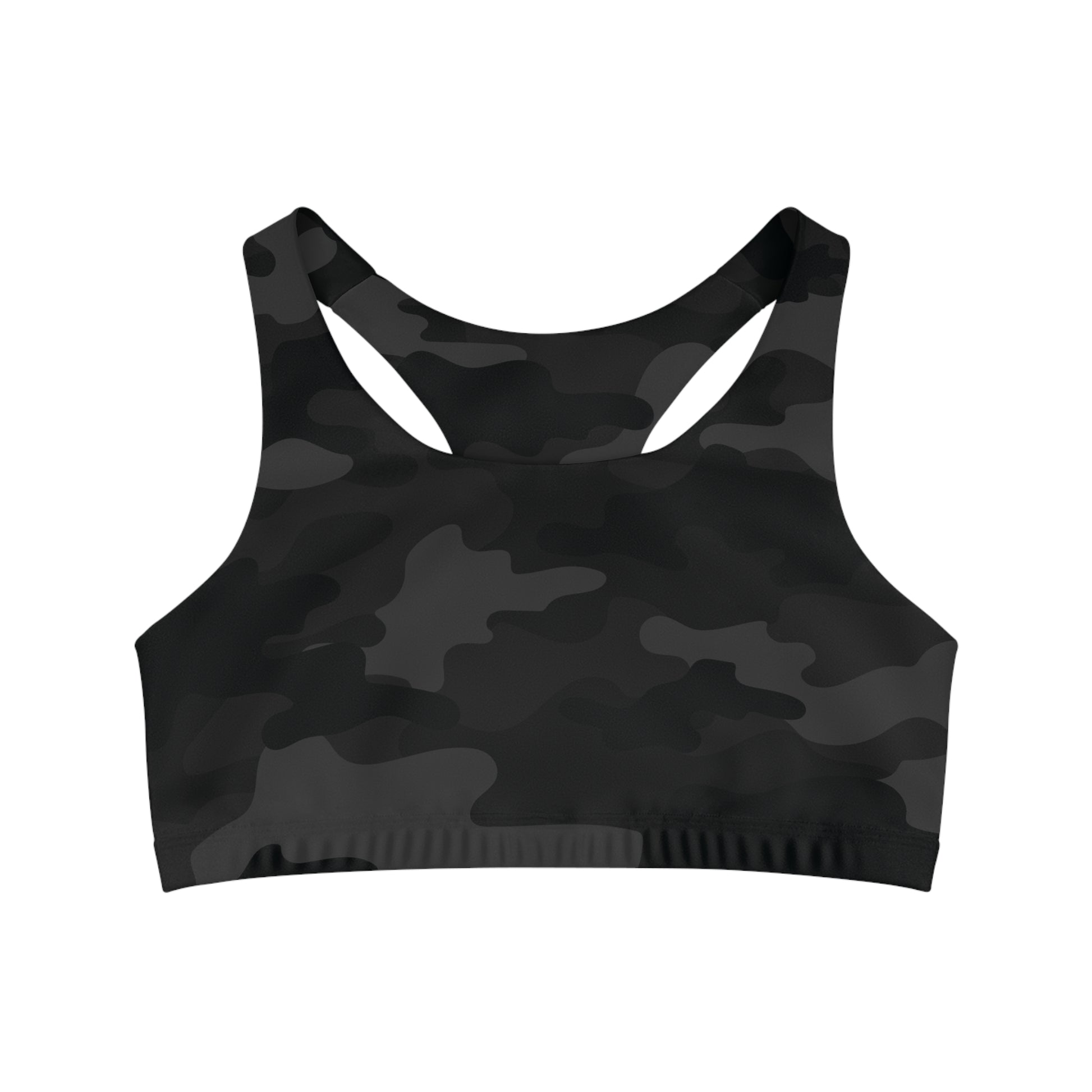 Camo Bra | Black Sports Camouflage Camo Colors