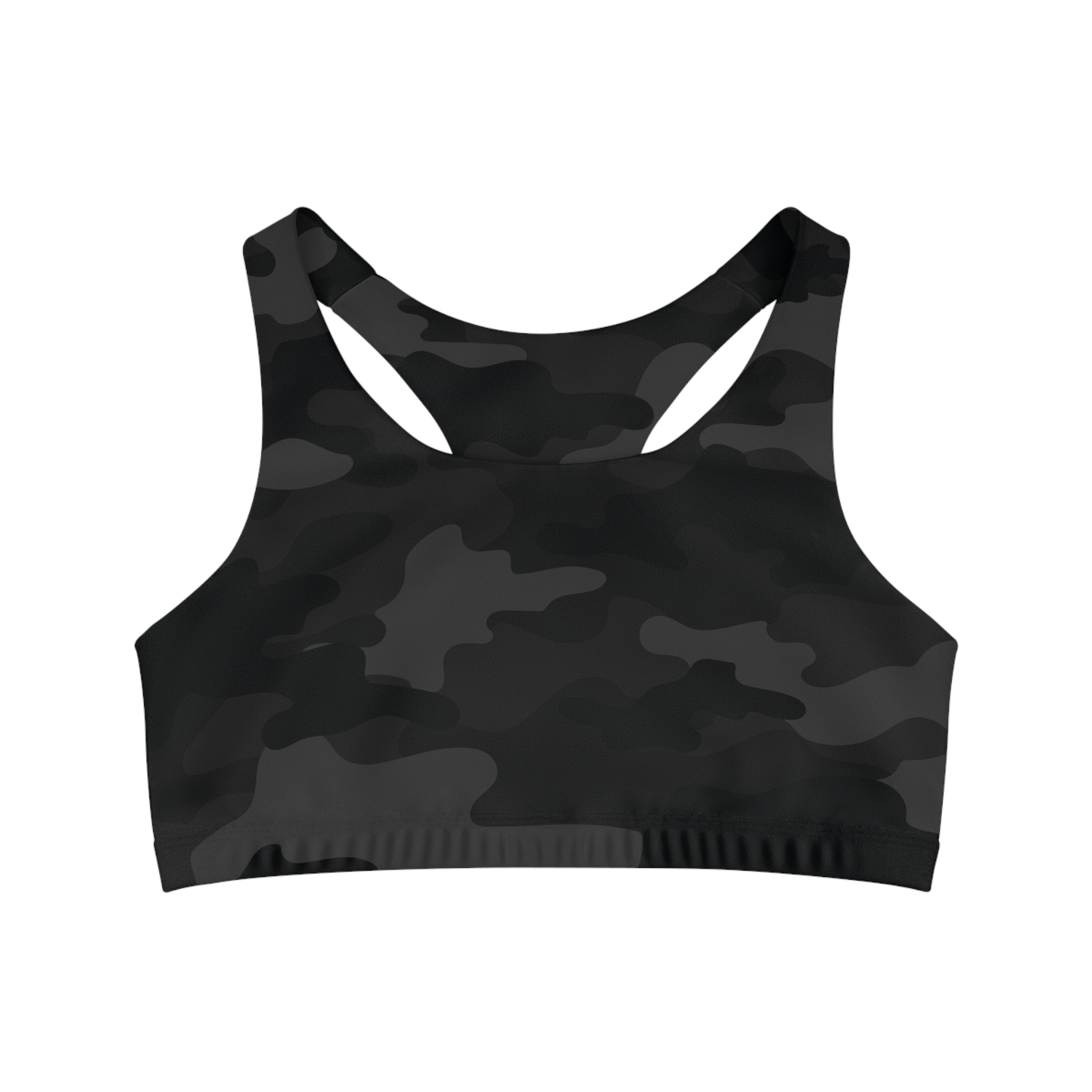 Camo Bra | Black Sports Camouflage Camo Colors