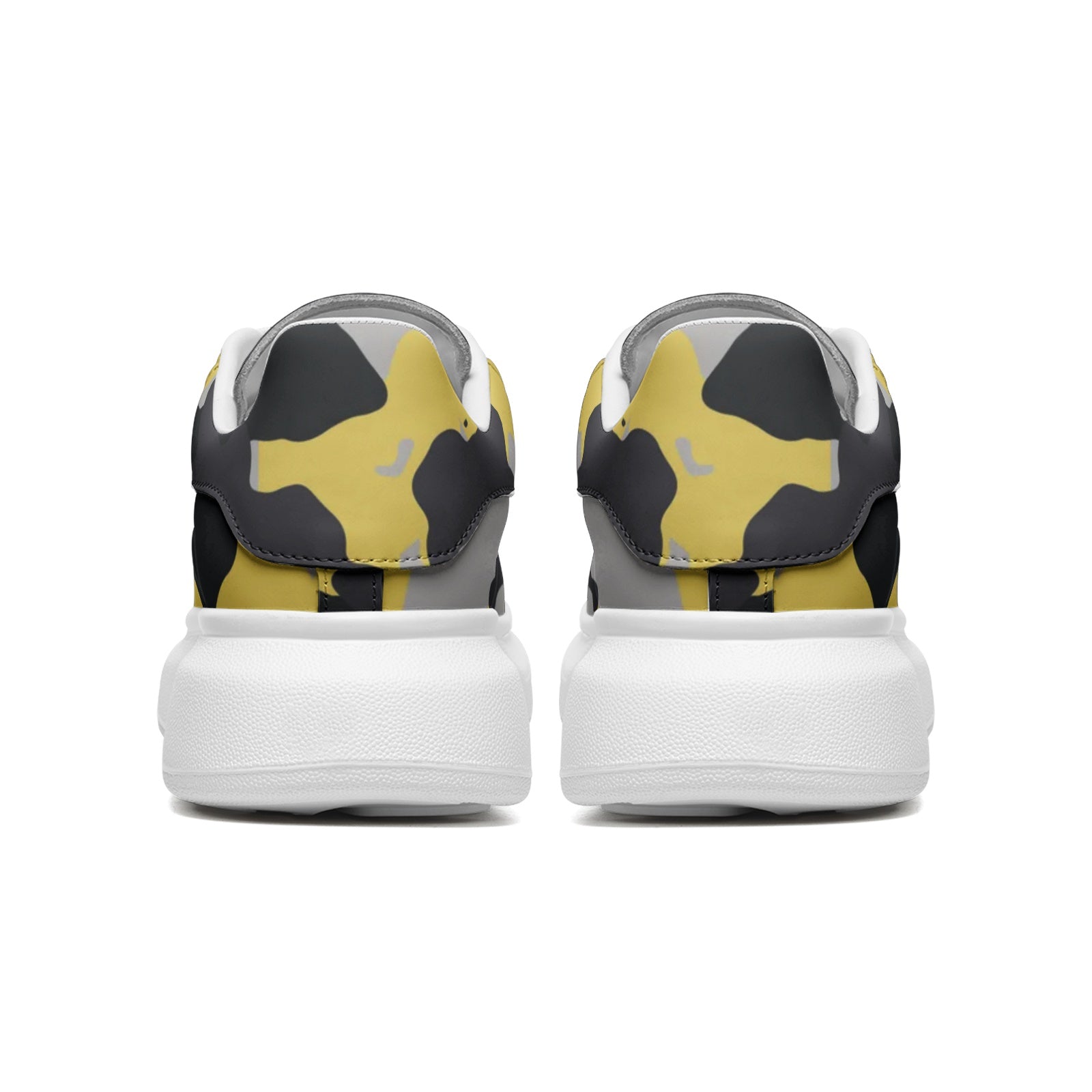 McQueen Camo Sneakers | Yellow, Black, and Silver Camouflage Camo Colors