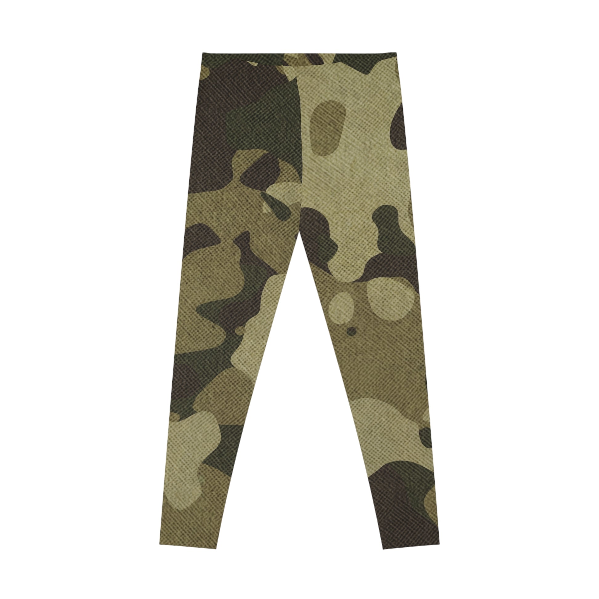 Green Camo Leggings For Women | Mid Waist Fit Camo Colors