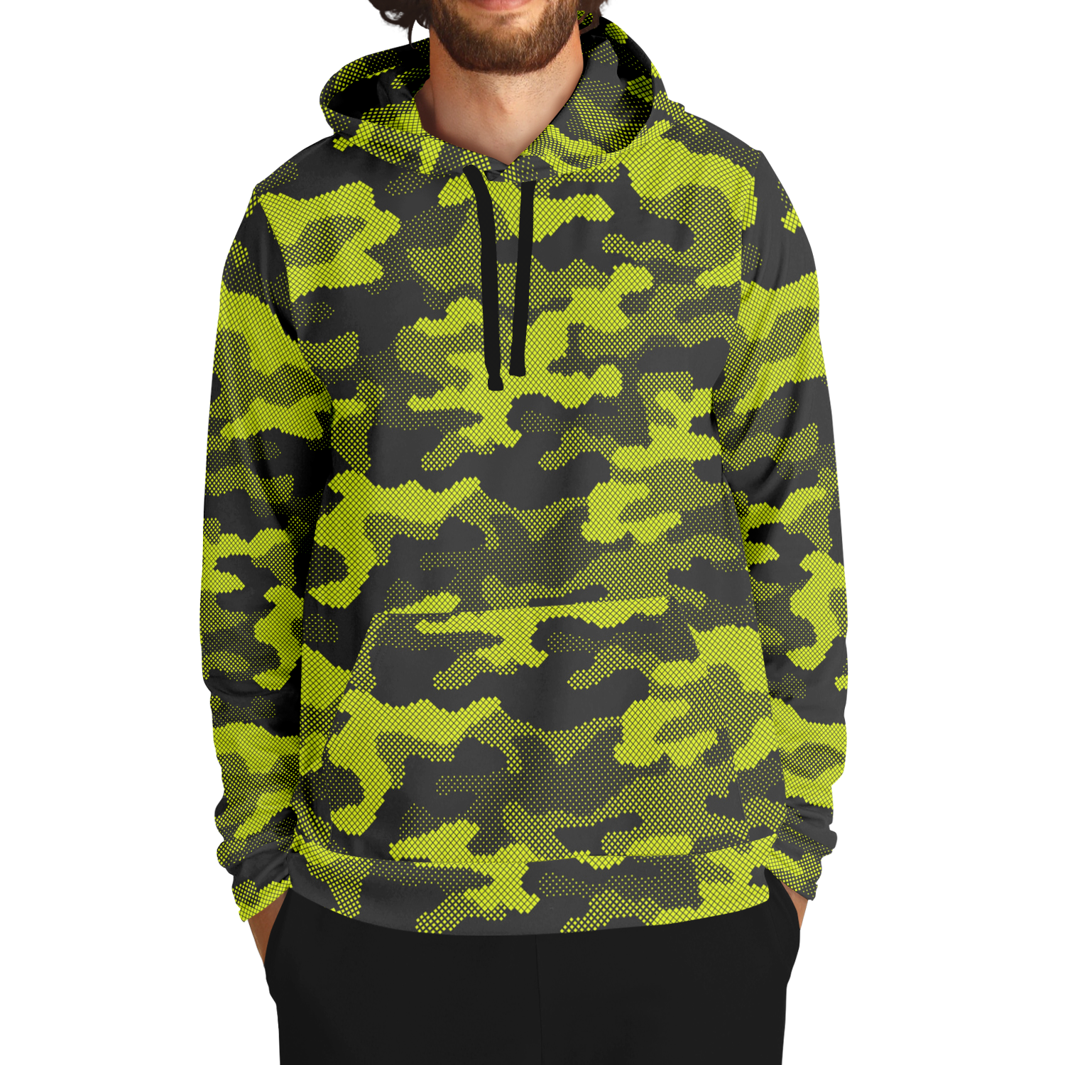Green Dotted Camo Hoodie | Military Camouflage Camo Colors