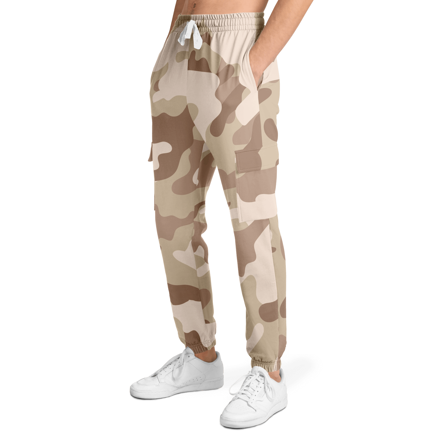 Camo Cargo Pants | Unisex | Brown Desert Camouflage Camo Colors