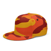 Camo Snapback | Orange & Red Camouflage Camo Colors