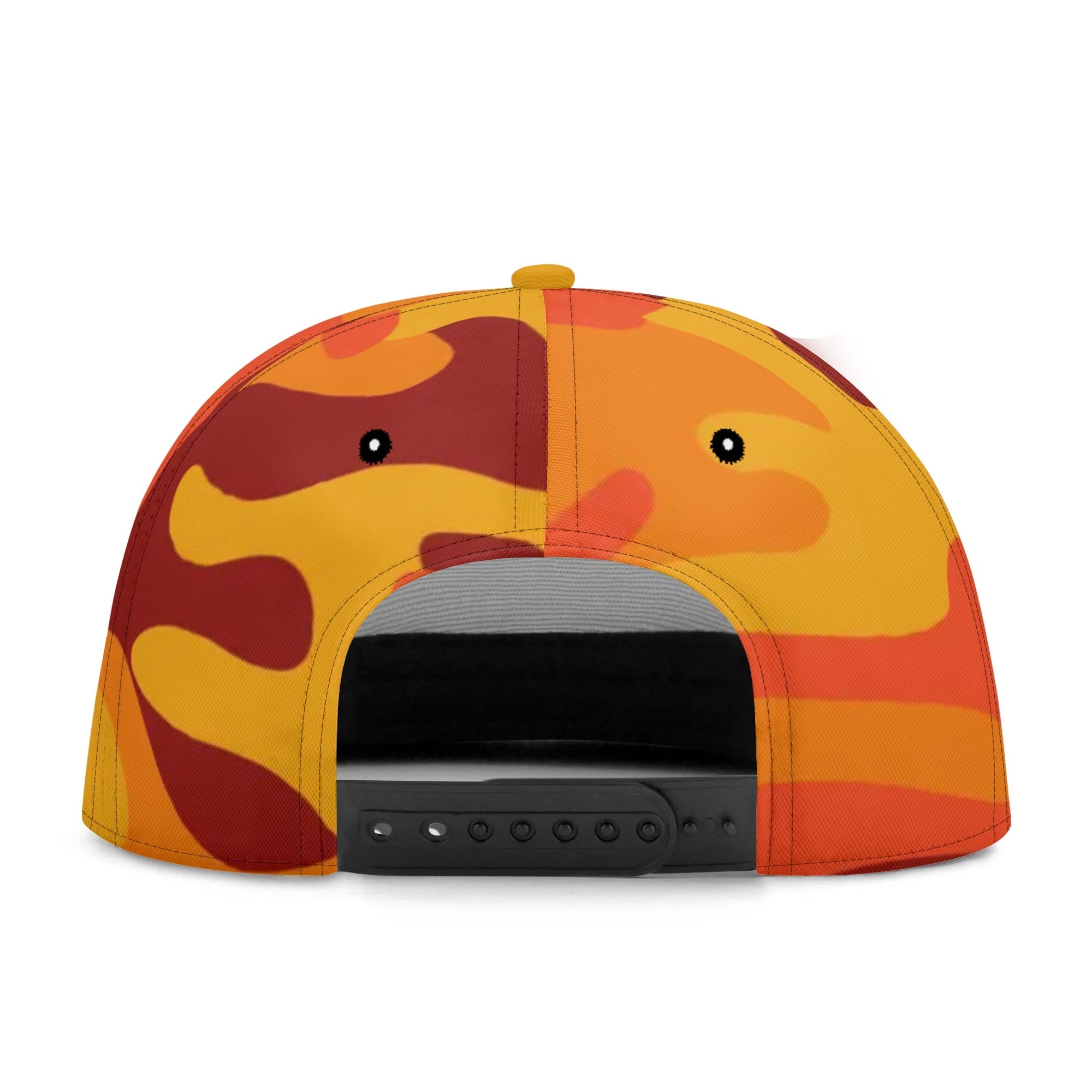 Camo Snapback | Orange & Red Camouflage Camo Colors