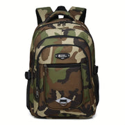 CROWN MOUNTAIN Large Capacity Backpack | Green / Blue Camo Colors