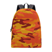 Camo Backpack | Orange & Red Camouflage Style Camo Colors