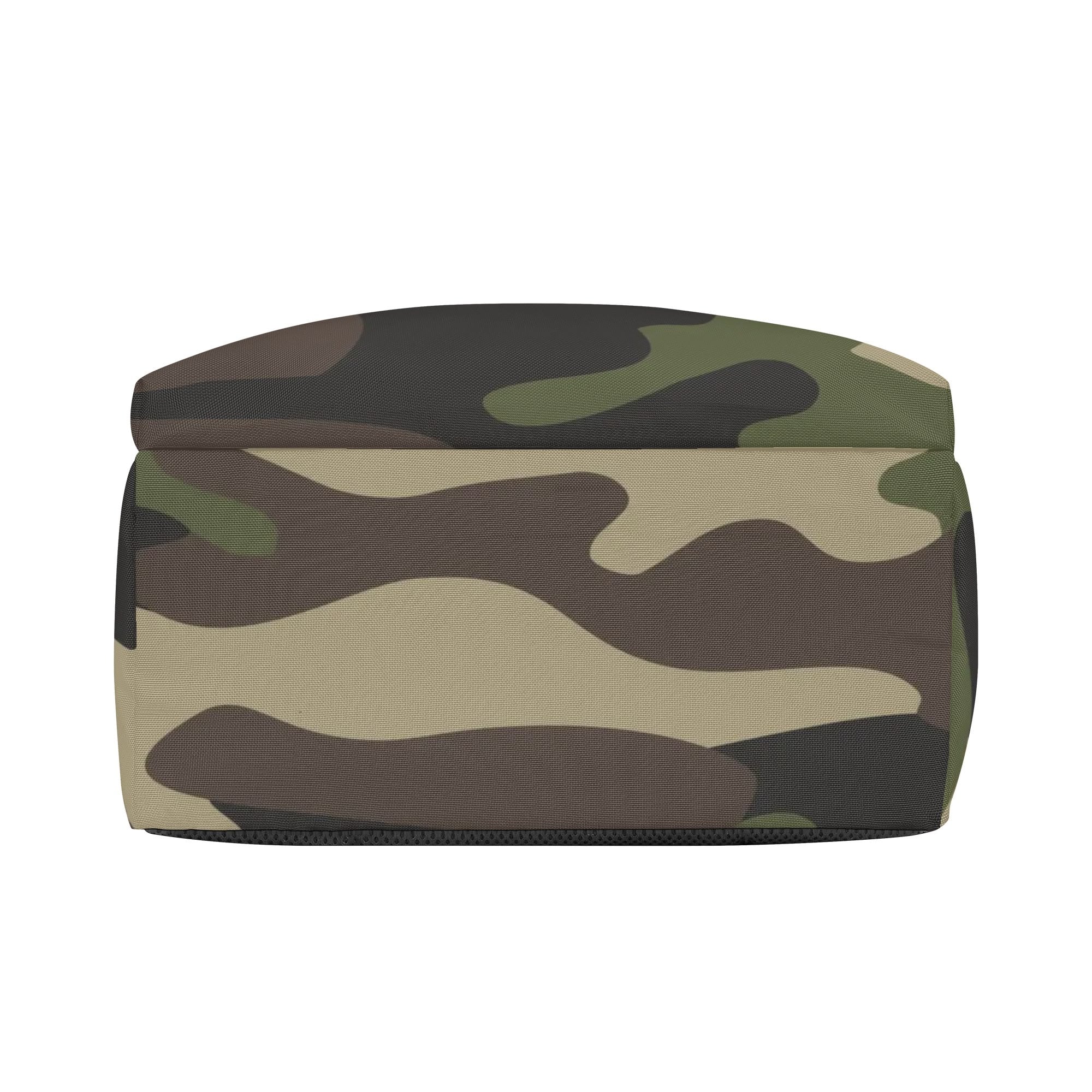 Camo Backpack | Classic Green Camouflage Style Camo Colors