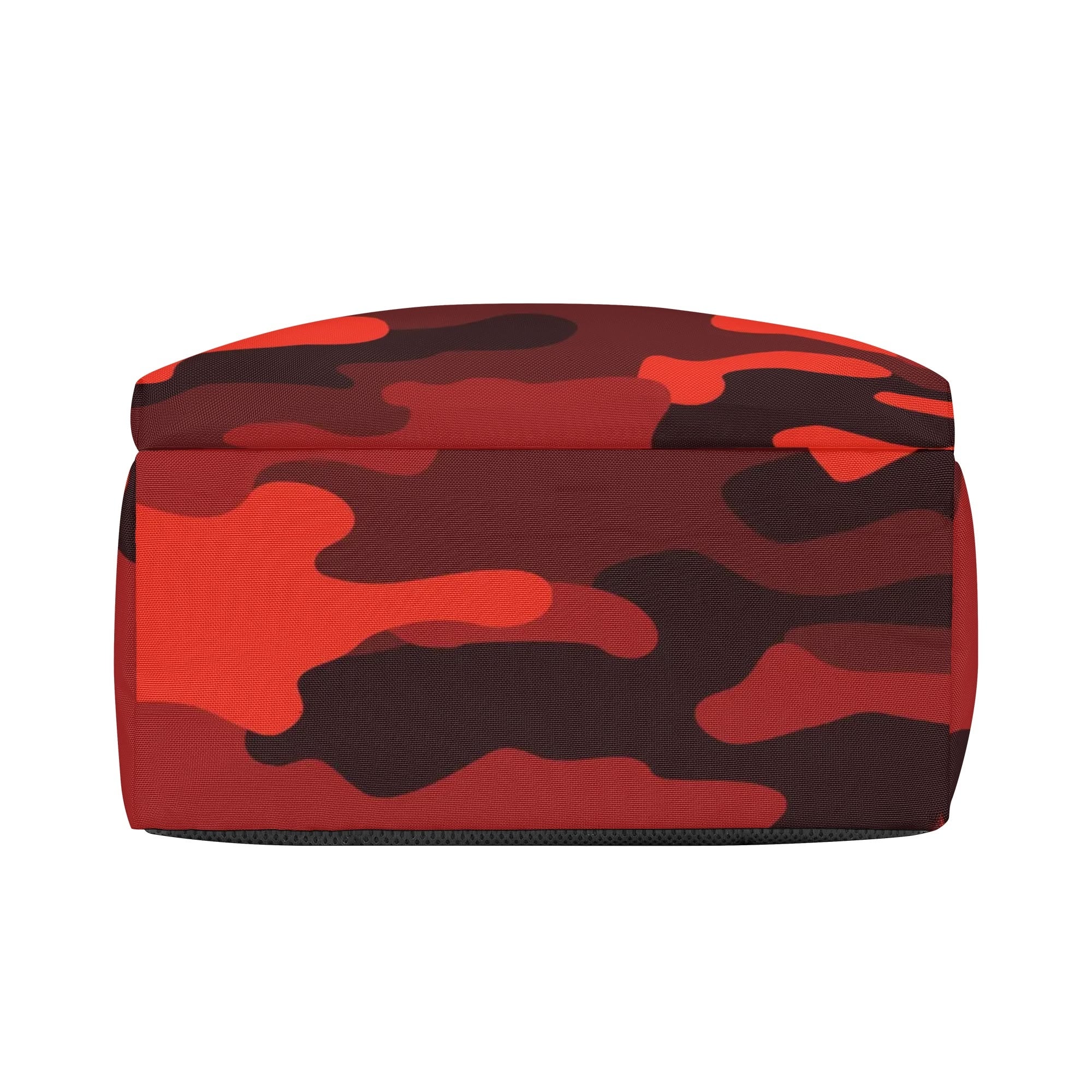 Camo Backpack | Scarlet Red & Black Camouflage Camo Colors