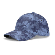 Camo Baseball Cap | Denim Blue Camouflage Style Camo Colors